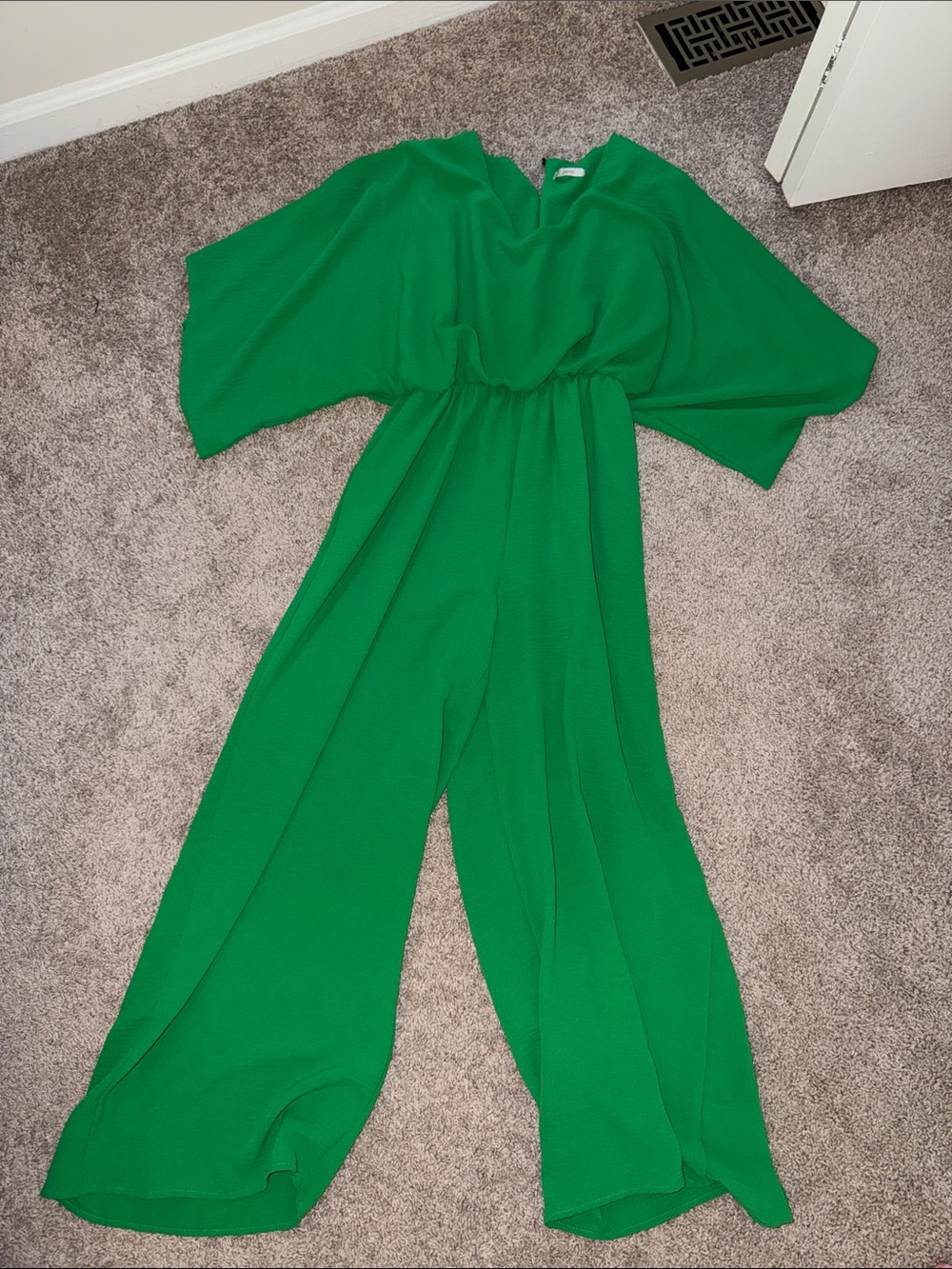 JODIFL Emerald Green Wide-Leg Jumpsuit